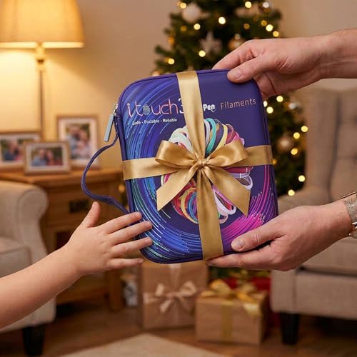 Image of WOL 3D Cartoon Printed Pencil Case with Compartments | Large Capacity Stationery Organizer Zipper Pouch, Water-Resistant Pen Holder for Girls, Boys, Kids, School, Travel & Office Use - Dark Blue