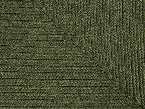 Northrugs Trenzado In- & Outdoor Teppich Wetterfest – Pflegeleicht Handmade-Look für Innen und Außen Gewebter Outdoorteppich Läufer für Balkon, Terrasse, Wohnzimmer, Garten – Grün, 80x150