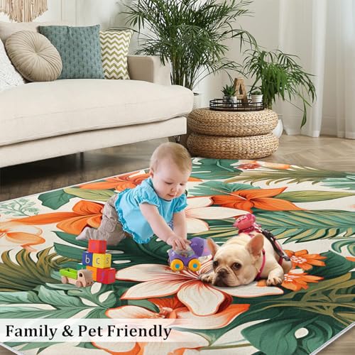 Tapete Decorativo Tropical 91x183 cm Antideslizante Lavable miniatura 4
