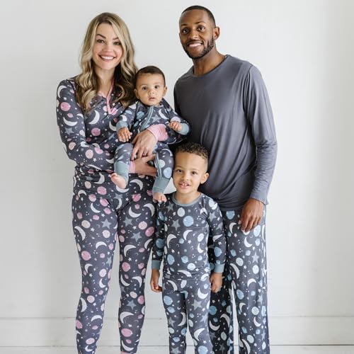 Image of Little Sleepies Womens Pajama Top, Viscose from Bamboo, Henley Button Up Nursing PJs, Family Matching Pajamas for Women Set