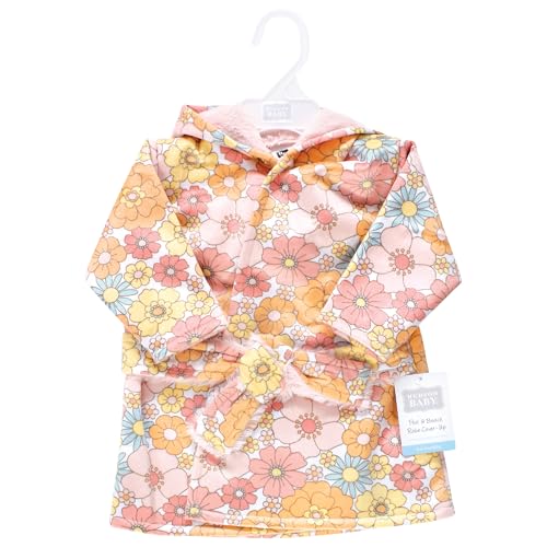 Image of Hudson Baby Unisex BabyMink with Faux Fur Lining Pool and Beach Robe Cover-ups