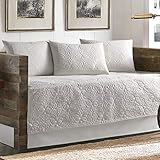 Tommy Bahama 5 Piece Quilted Daybed Cover Set, White