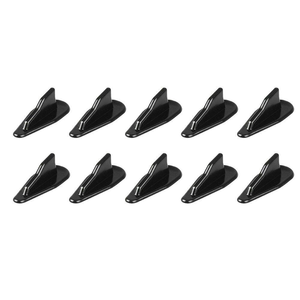ELECTROPRIME Weatherproof Coating Vortex Generator 10pcs Plastic Car SUV Shark Fin Diffuser