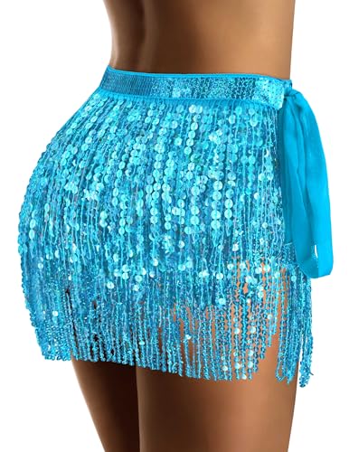 Image of Sarfel Leg Warmers for Women 80s Ribbed Knit Leg Warmer Custume Womens Leg Warmers Sports Party Accessories, Lake Blue, One Size