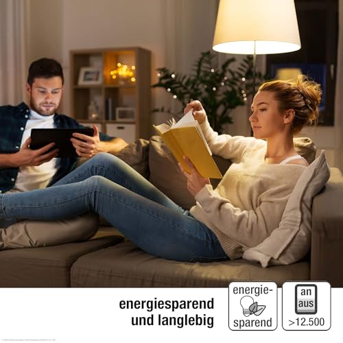 hellum LED Glühbirne E14 3er warmweiß, 2,2W ersetzt 25 Watt klar – Ansicht 5