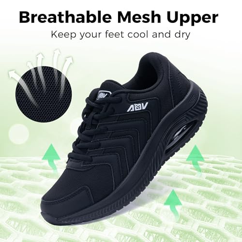 Image of AOV Women Arch Support Walking Shoes Orthotic Sneakers for Plantar Fasciitis Foot and Heel Pain Relief Tennis Shoes
