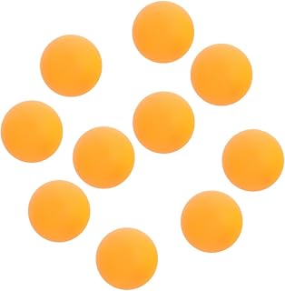 ibasenice 10pcs Yellow Table Tennis Balls for Pong Training Enhanced Control and Bounce for Beginners and Competitive Play for School and Gym Activities