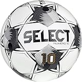 Select Numero 10 Soccer Ball, White/Black NFHS V25, Size 5