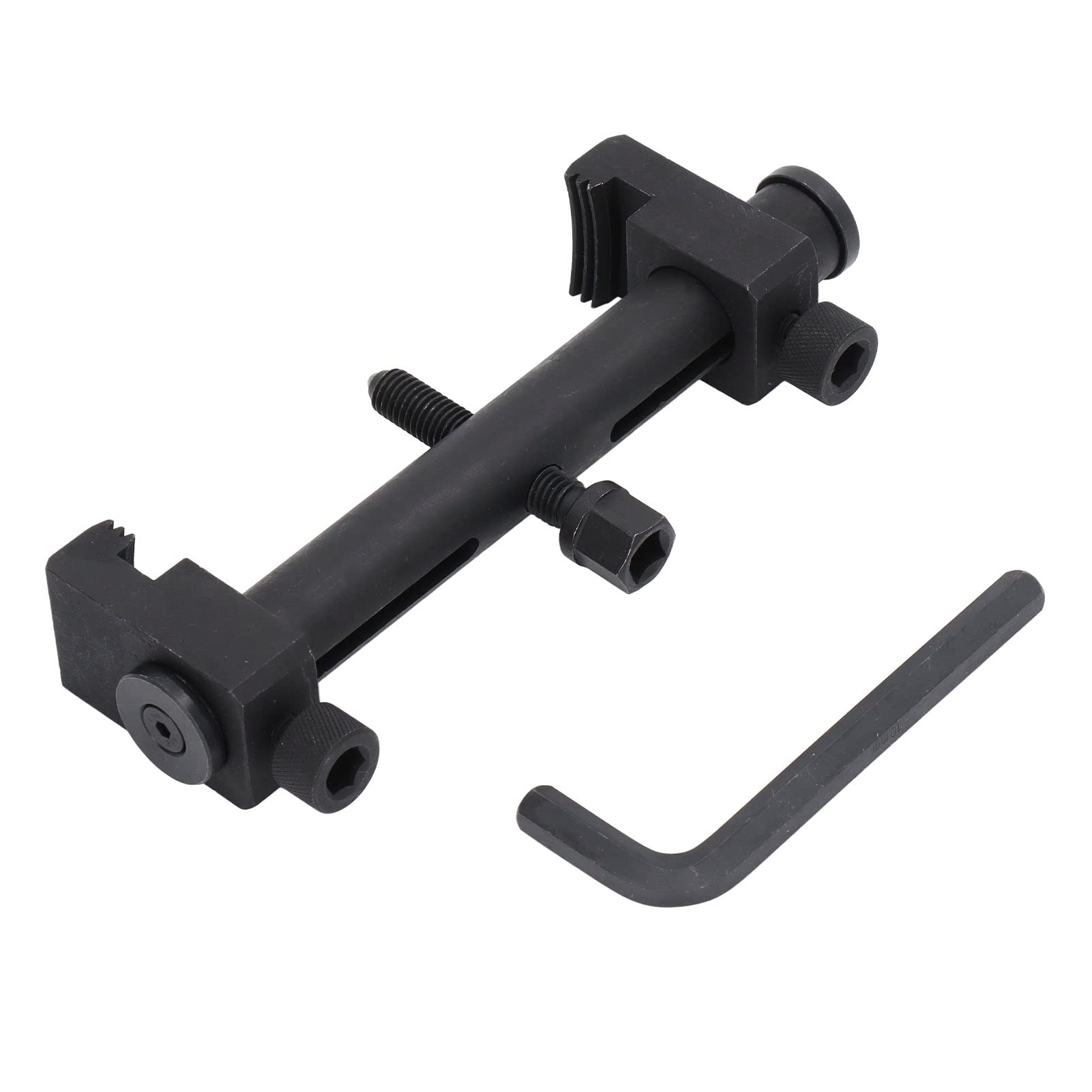 KIMISS Extractor de Cigüeñal de Polea, Extractor de Polea de Transmisión Acanalada Universal, Extractor de Cigüeñal de Acero Al Carbono, Herramienta de Reparación de Automóviles Ajustable