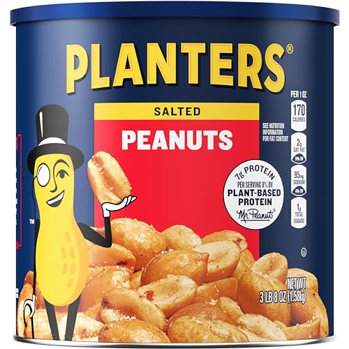 25% coupon - Planters Salted Peanuts, 56 oz Canister