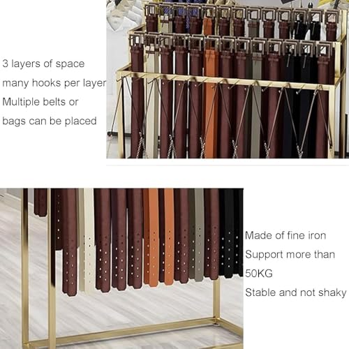 Support de présentation vertical pour ceintures et organisateur dressing