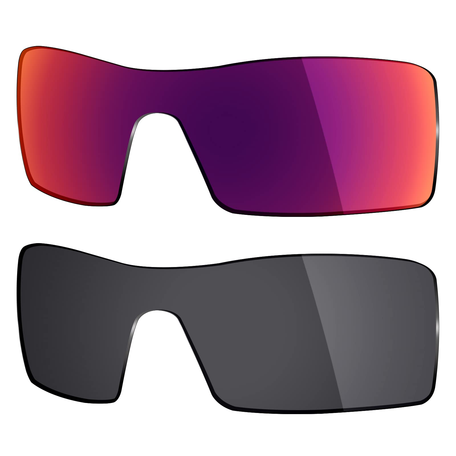 Mryok 2 Pair Polarized Replacement Lenses for Oakley Oil Rig Sunglass - Options