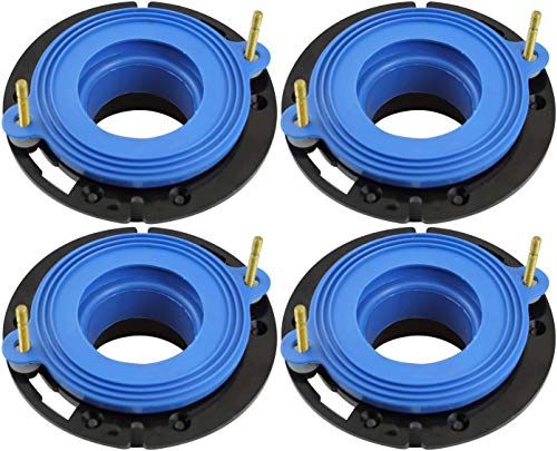 Fluidmaster 7530P8 Universal Better Than Wax Toilet Seal, Wax-Free Toilet Bowl Gasket 4 Pack