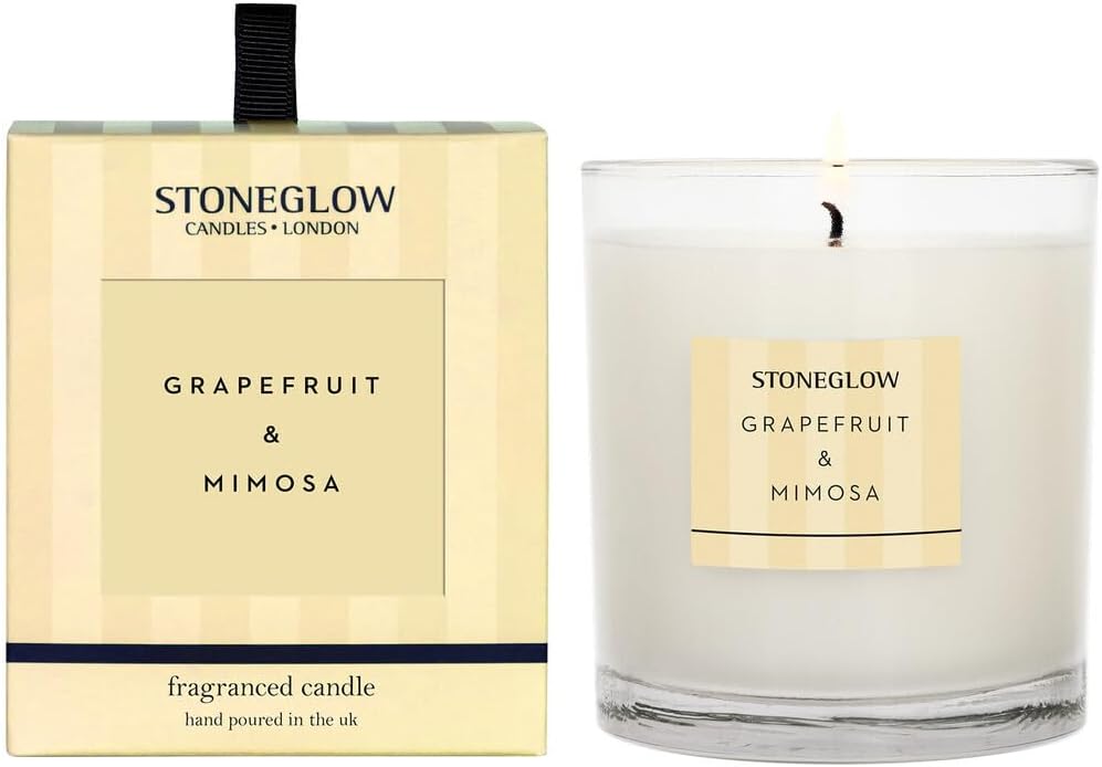 Stoneglow Grapefruit and Mimosa Tumbler Candle 6811