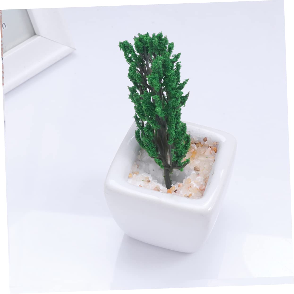 Cabilock 100 Piezas Mini Arboles Árboles Modelo De Arquitectura Paisaje Paisaje Arbol Artificial Miniatura Material Modelo