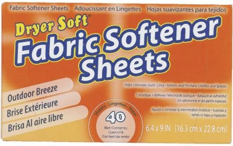 Dryer Soft Dryer Sheets Outdoor Breeze 40 count (Pack Of 12)