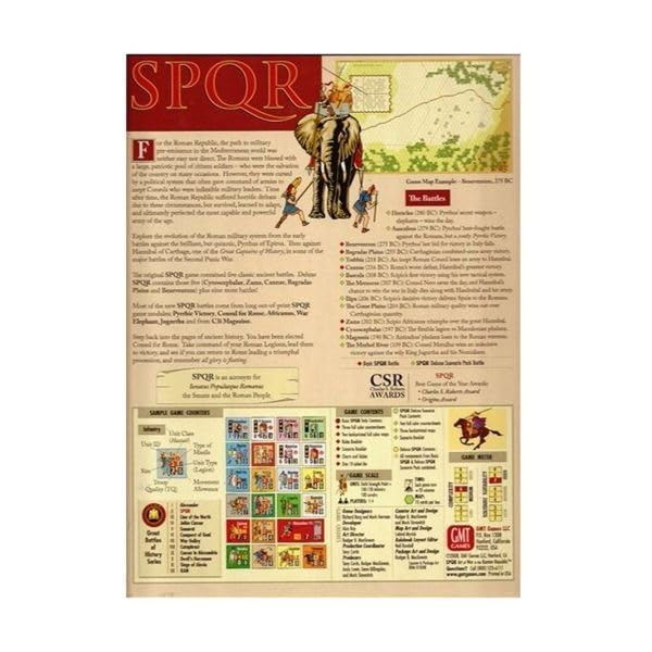 SPQR Deluxe - Great Battles of History Volume II reprint : Amazon 