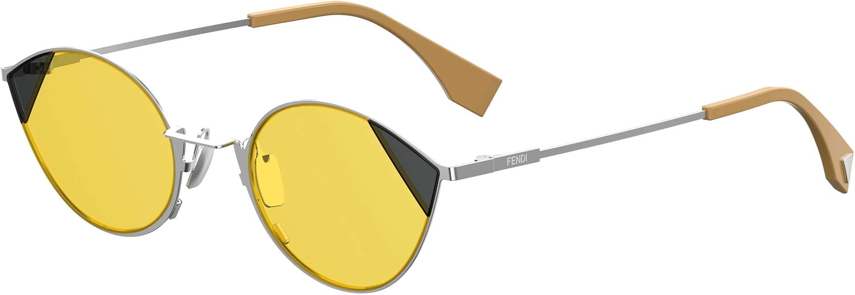 Amazon.com: FENDI Cat Eye Sunglasses FF0342S B1ZHO Gold/Beige 51mm Amazon.com: FENDI Cat Eye Sunglasses FF0342S B1ZHO Gold/Beige 51mm