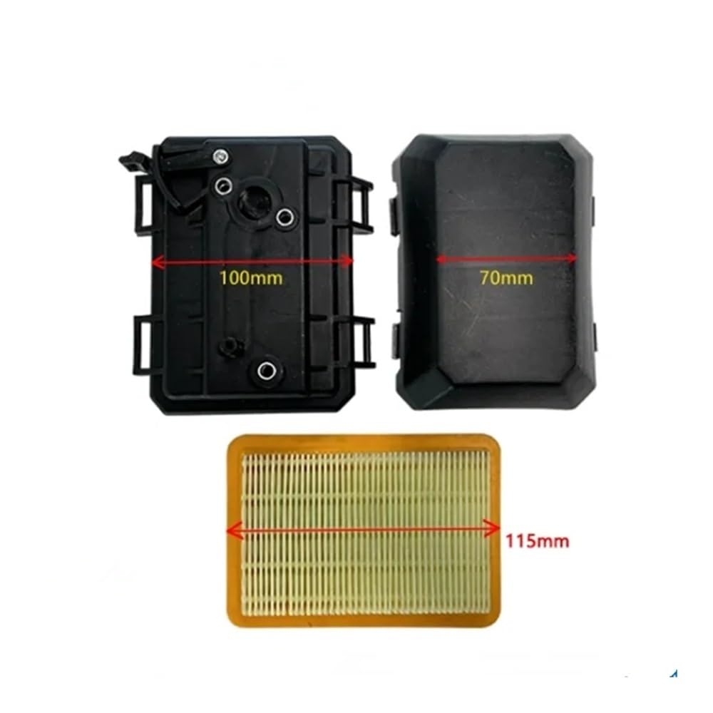 Filtro Aria 144F Adatto for Motore Cinese 144F 49CC con Coperchio alloggiamento e Gruppo Elemento Spugna