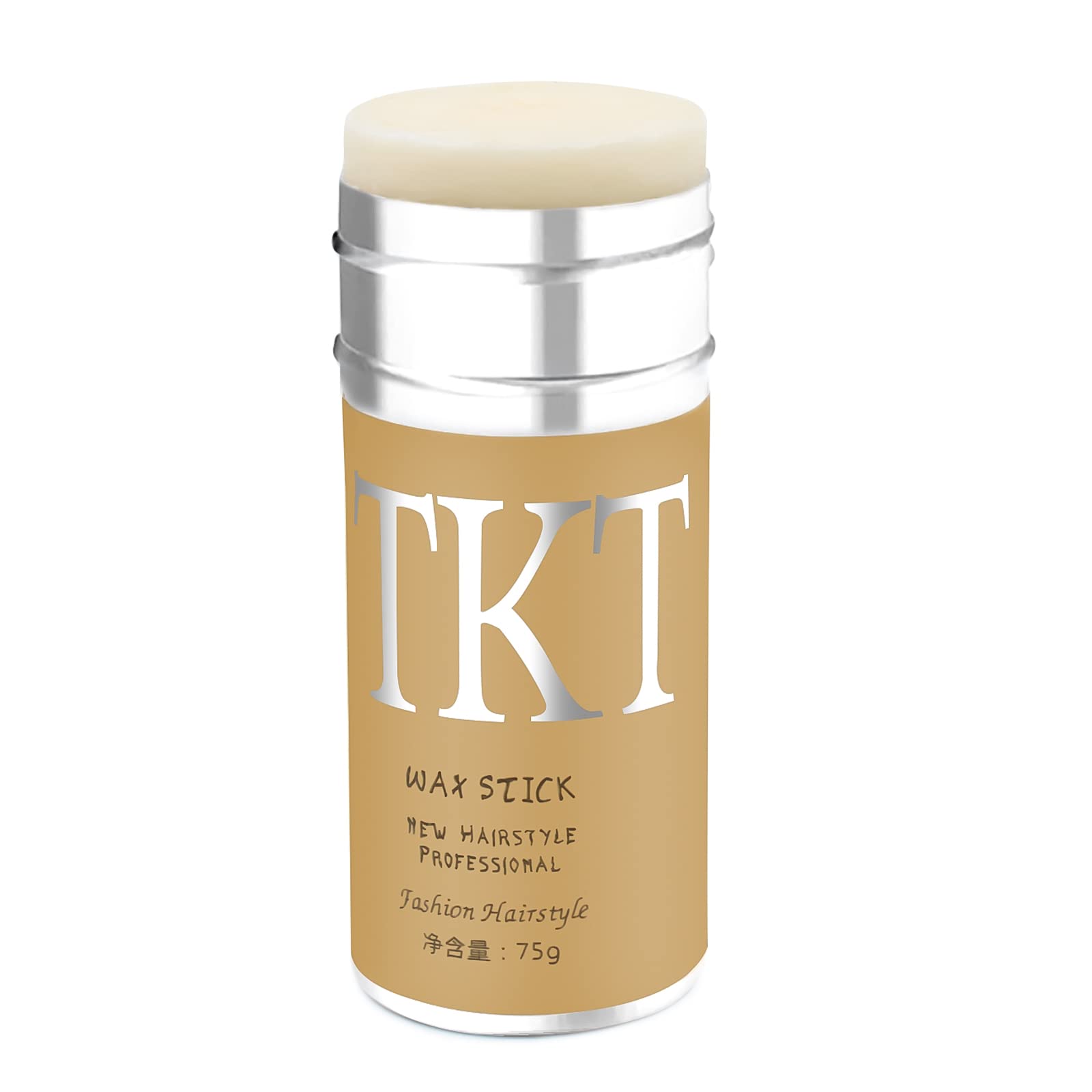 VOLLUCKHair Wax Stick for Wigs, Edge Control Slick Stick Hair Pomade Stick Non-greasy Styling Wax, Long Lasting, Strong Hold Temporary Hair Styling Product for Edge Frizz Hair Pocket Size 2.7Oz