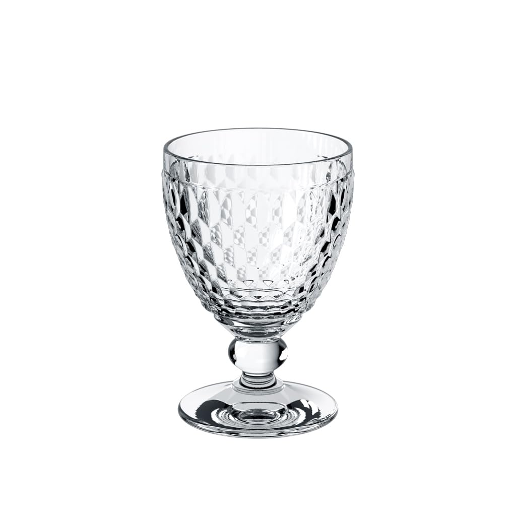 Villeroy & Boch - Boston Red Wine Glass 200 ml Clear, Dishwasher Safe, Red Wine Glasses, Glass Set, Drinkware, Crystal Glass