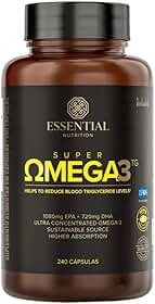 Super Ômega 3 TG Essential Nutrition - 240 Cápsulas