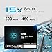 Silicon Power 256GB SSD 3D NAND A55 SLC Cache Performance Boost SATA III 2.5