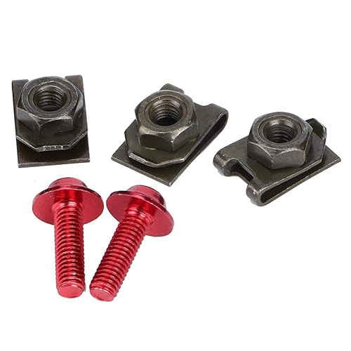 Miniatura 6 de M5 - Perno de carenado de cuerpo de carenado, 10 piezas M5, kit de pernos de carenado de motocicleta, tuerca de clip de cierre de velocidad de