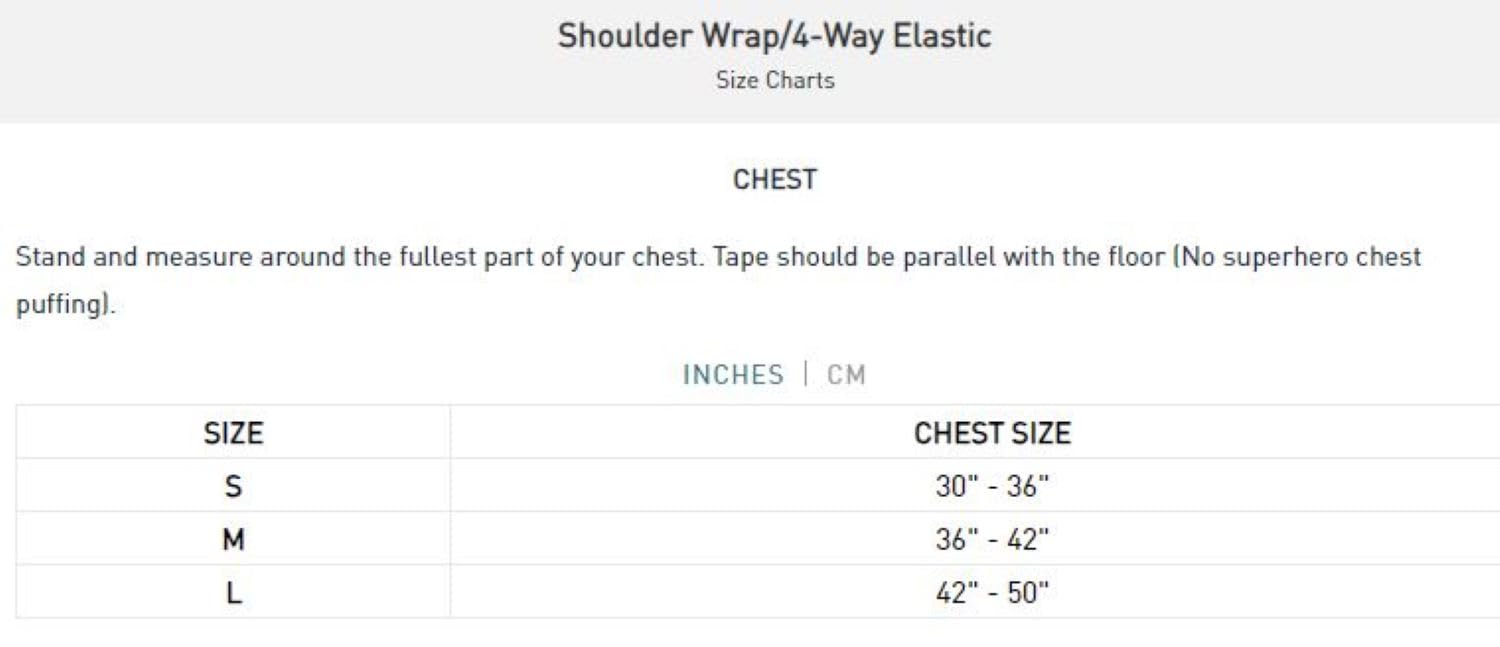 McDavid Adult 4-Way Elastic Shoulder Wrap