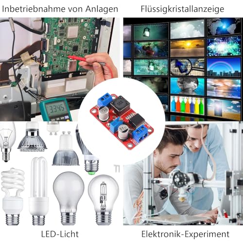 5 pcs XL6019 Step Up Converter, Einstellbare DC-DC-Boost-Leistungsmodule, 3-35V bis 5-40V, DC-DC Step Up Boost Power Modul,Boost-Modul Booster