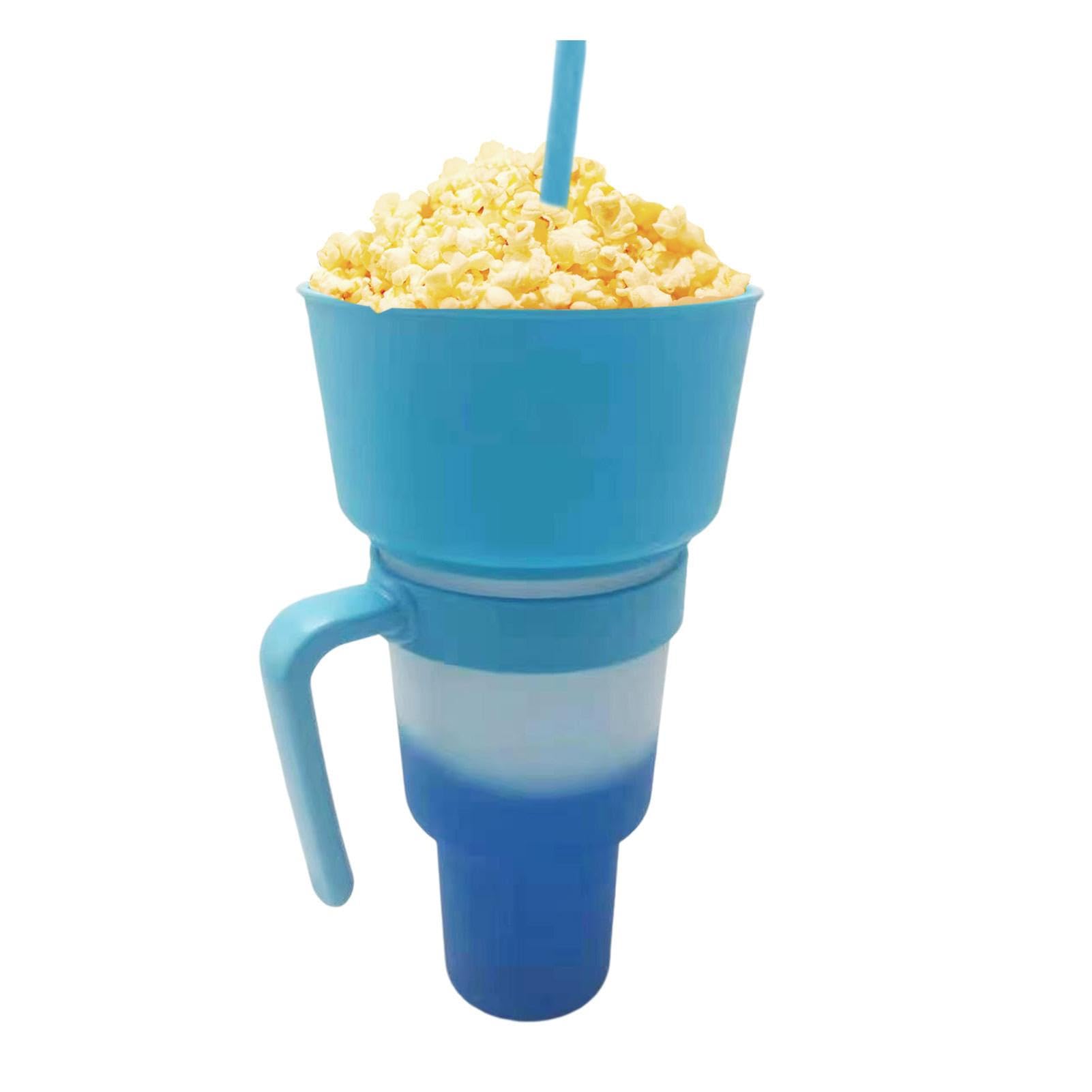 Snack & Getränkebecher Combo - Tragbarer Stadionbecher Mit Griff Leckproof