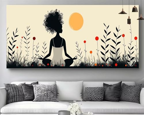 Diamond painting XXL Afrique 70x210cm kit complet broderie diamant 5D