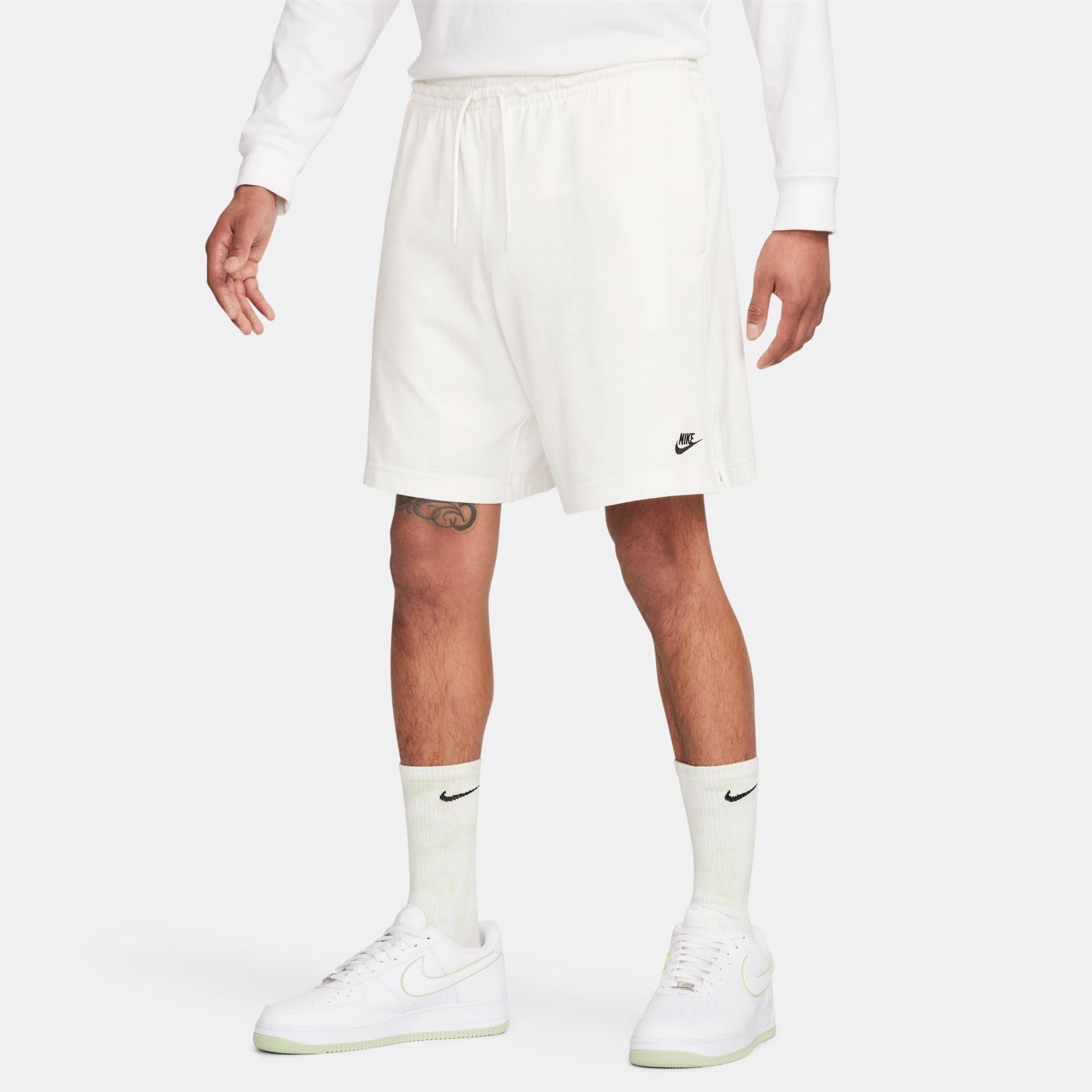 NIKE FQ4359-133 Club Shorts Hombre Sail/Black Tamaño L