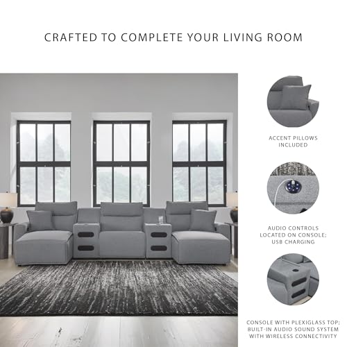 Image of Signature Design by Ashley 5-Piece Power Reclining Sectional