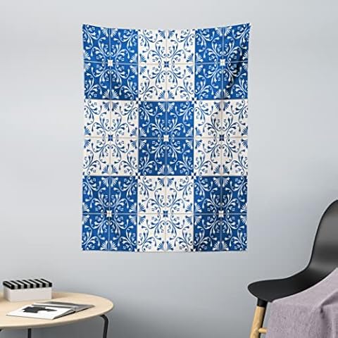 ABAKUHAUS Moroccan Tapestry with Mosaic Patterns Cover