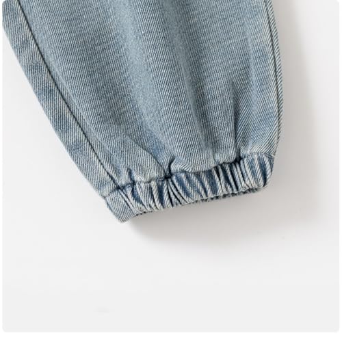 EnJoCho Toddler Boys Girls Stretchy Cargo Pants Causal Summer Denim Pants Sweatpants Kids Jogger Pants Baggy4