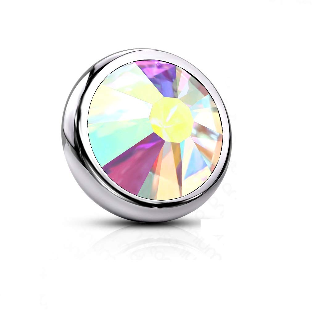 Piercing Dermique Ancre Patte - Titane Grade 23, Zircone, Couleurs Variées