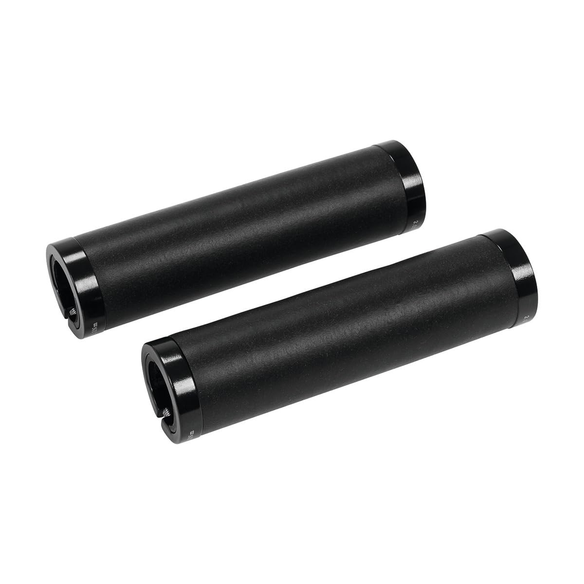 Ergotec Bilbao Fahrradgriff aus Silikon, für Trekking & Mountainbikes, Silikon, weicher Griff, Griffwinkel 22,2 mm, schwarzes Finish