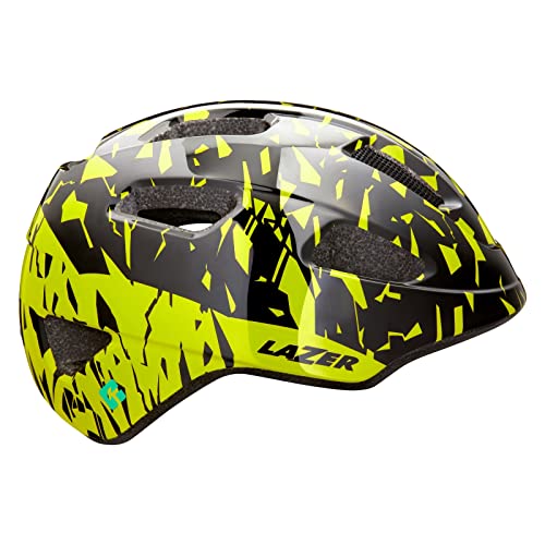 Lazer Helm Nutz Kc Black Flash Yellow Uni Fahrradteile, gelb, Einheitsgröße