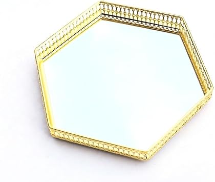 Crystal Mirror Vanity Tray - 9.8