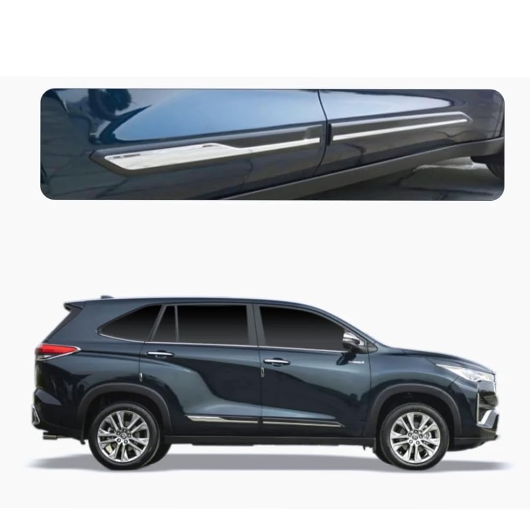 DriveStylish Car Door Body Side Beading/Molding/Cladding for Maruti Suzuki Invicto Set of 04