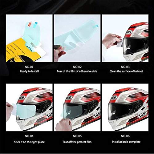 Patch per casco anti-appannamento antipioggia 2