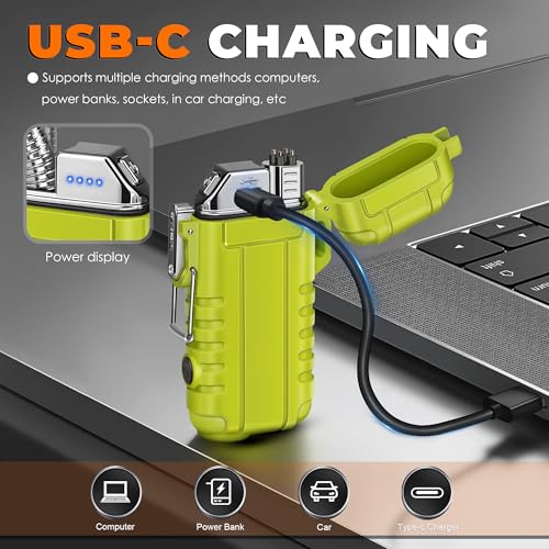 Lafagiet Dual-Arc USB-C Lighter with Flexible Neck & Flashlight — view 5