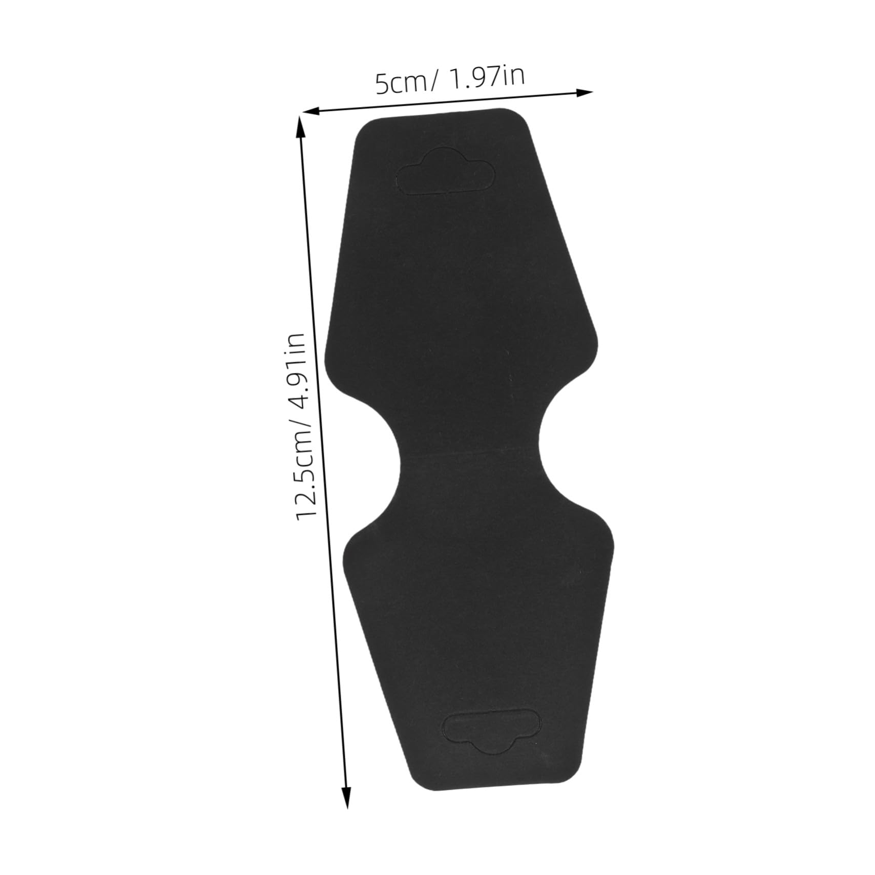 SOIMISS 400pièces Cartes Présentation Bijoux Papier Kraft Vierge pour Colliers Et Boucles Oreilles avec Adhésif pour Bijoux Et Bracelets
