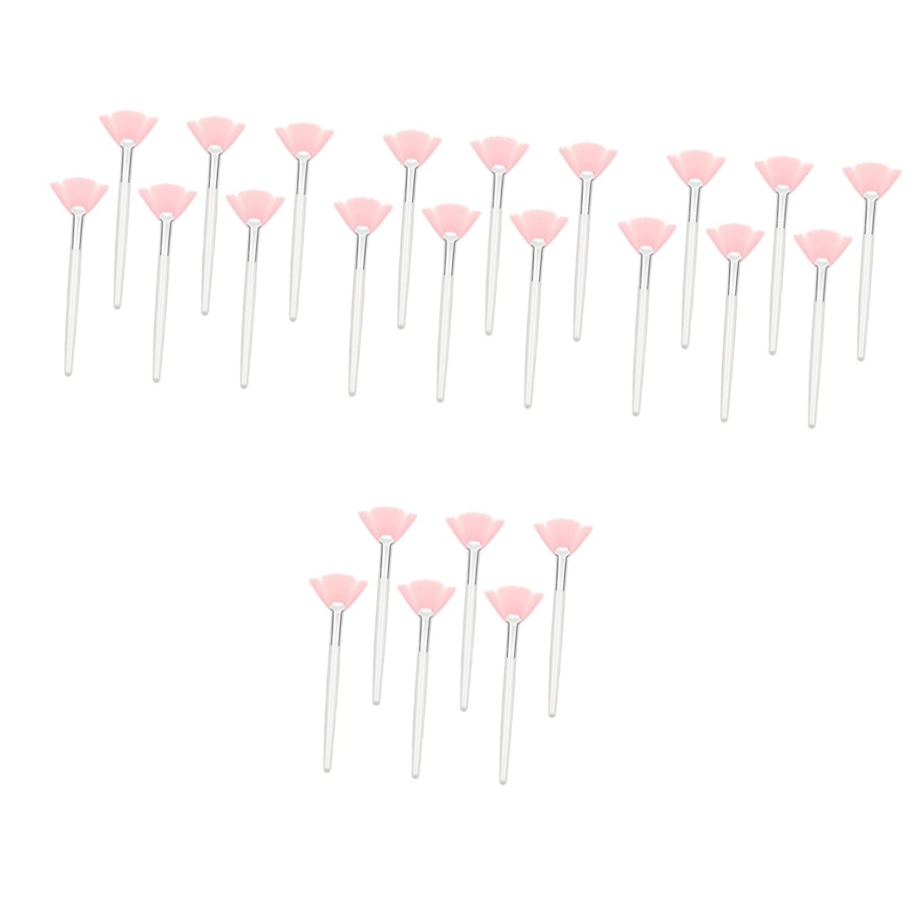 Ipetboom 24pezzi Pennelli Per Trucco Viso Morbida Setola Per Fondotinta Cipria e Illuminante Strumenti Di Bellezza Professionali Per Donne e Ragazze Elegante