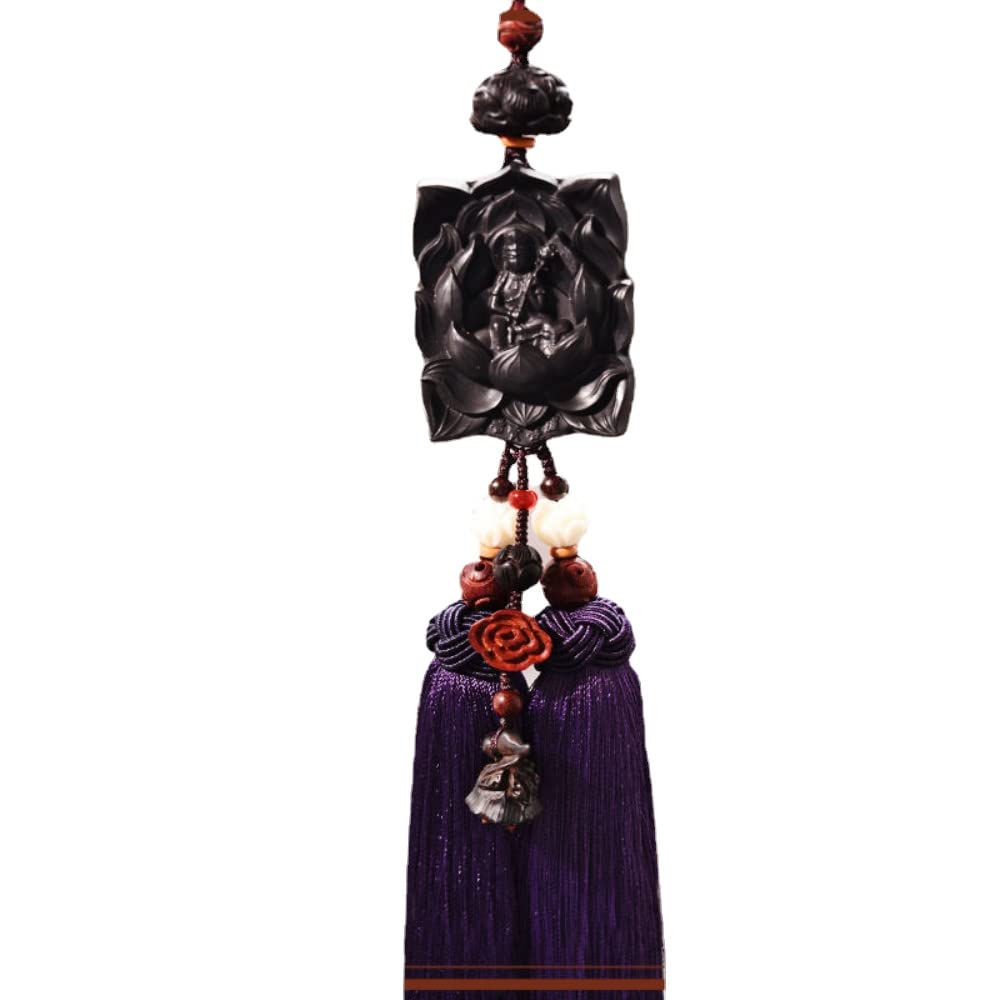 LKLNCXC Key Rings Car Peach Wood ，Peachwood Twelve Zodiac Dragon Snake Guardians Mounted Pendants Decorations