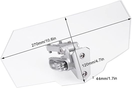 Motorcycle Windscreen / Motorcycle Universal Adjustable Windscreen Windshield Windscreen Fairing Windscreen Better Wind Protection