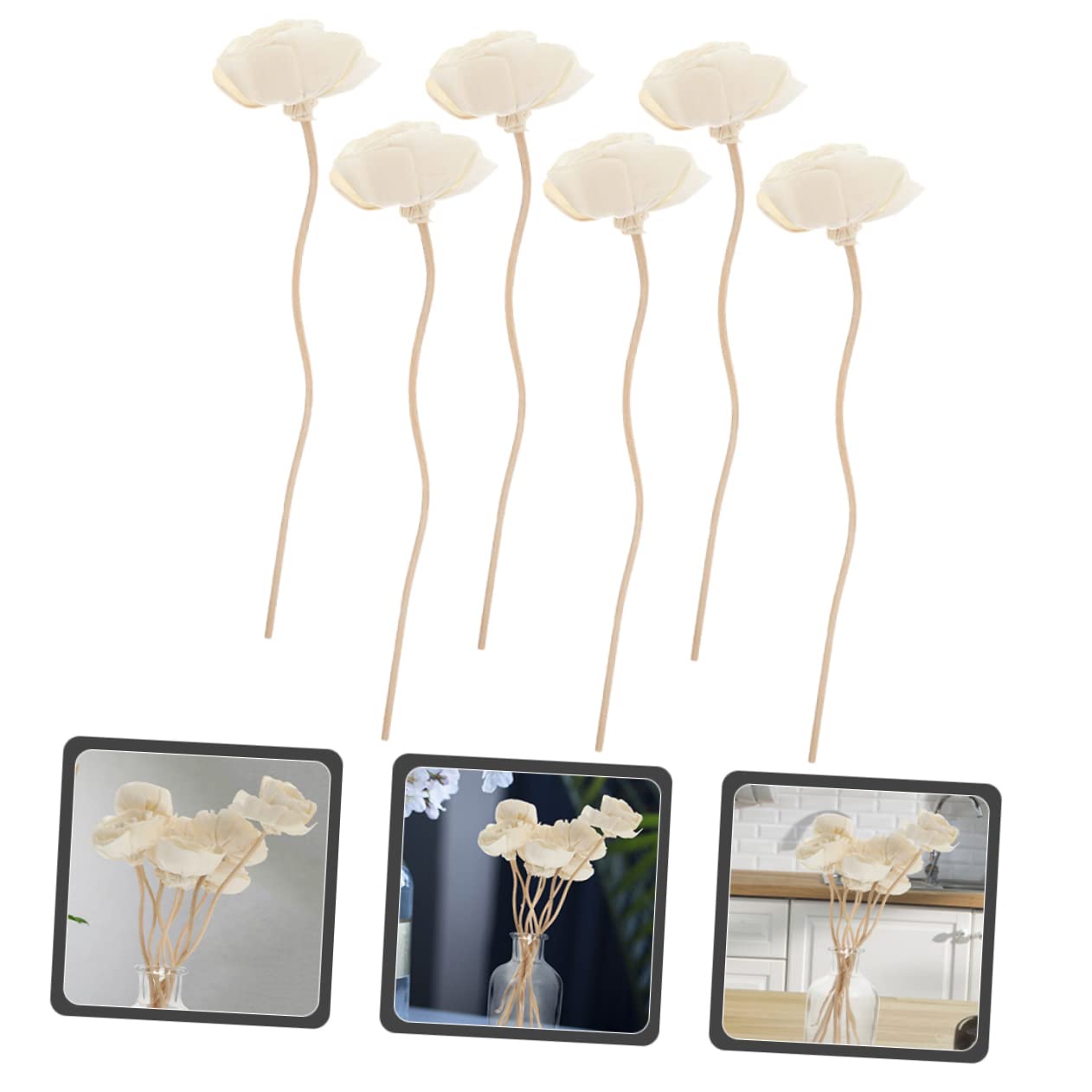 ABOOFAN 30 STK Aromatherapie-Rattan wohnaccessoires Room Fragrance duftdefuser dyfuzor zapachowy Zubehör für Aromaflaschen Aroma-Sticks kerzenset Schilf Duftstäbchen Aroma-Diffuse-Sticks