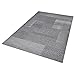 Produktbild TeppichBoss Design Kurzflorteppich Teppich Marble kariert meliert Karo Muster Wohnzimmer Schlafzimmer Küche Diele Flur Vierecke Block Design, Farbe:hellgrau, Größe:120x170 cm