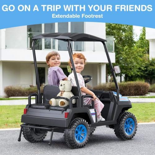 Image of LIGIANT 24V Ride on Car for Big Kids, 4-Seaters Kids Golf Cart